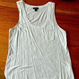 Express White Tank
